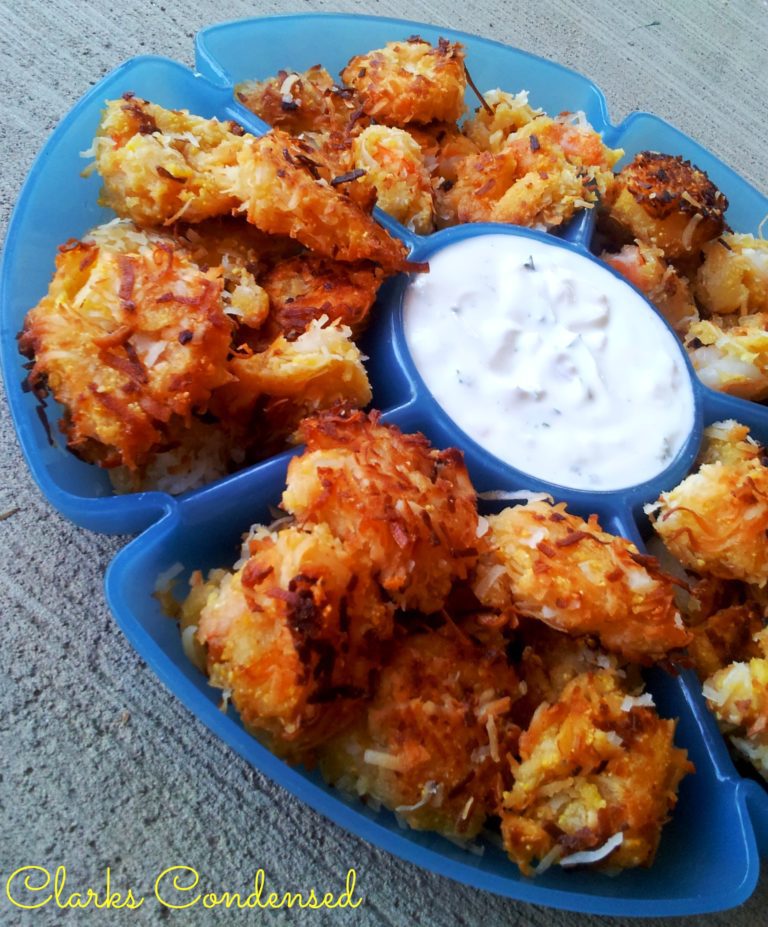 Coconut Shrimp with Tangy Greek Yogurt Sauce