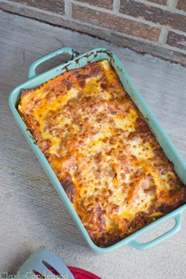 The BEST Easy Lasagna Recipe