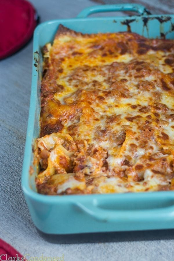 Lasagna Without Ricotta