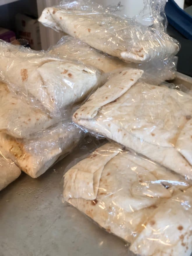 how to make freezer breakfast burritos