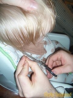 Cutting a Baby Boy's Hair