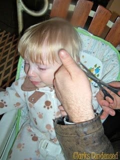 Cutting a Baby Boy's Hair
