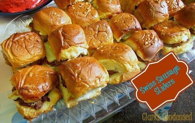 Swiss Sausage Sliders Swiss Sausage Sliders