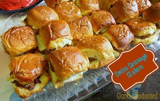 Swiss Sausage Sliders