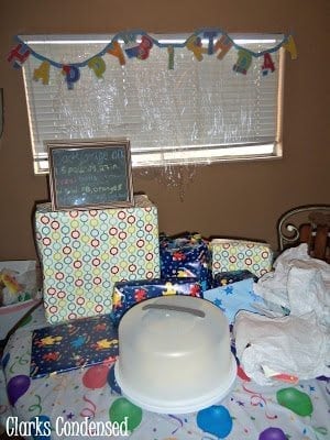 Birthday Table Birthday Table