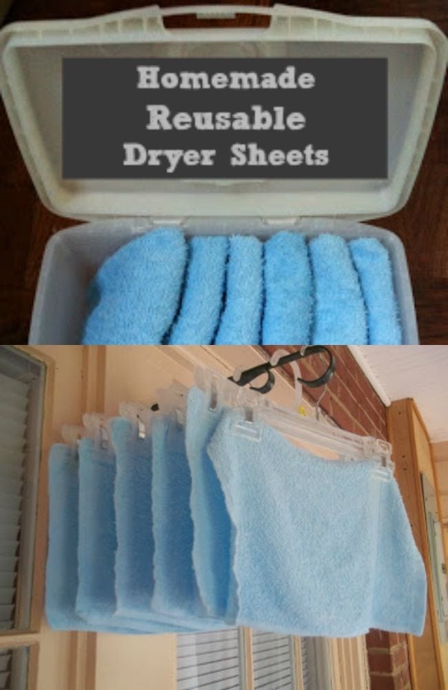 homemade dryer sheets