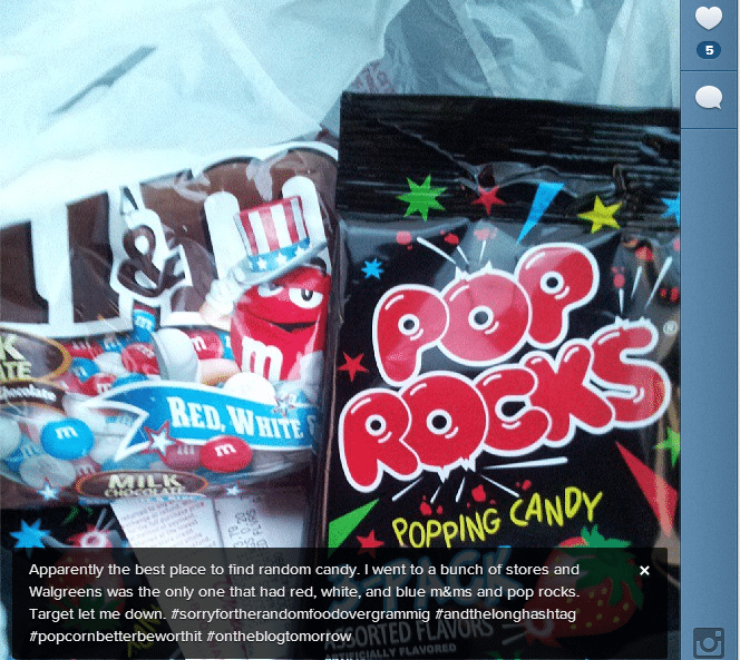 Red, White and Blue Popcorn