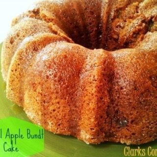 Caramel Apple Bundt Cake (Dairy Free)