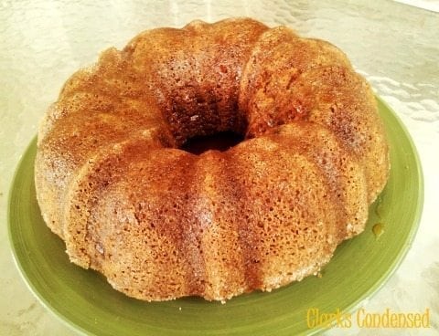 Caramel Apple Bundt Cake with Dairy Free Alternatives by Clarks Condensed