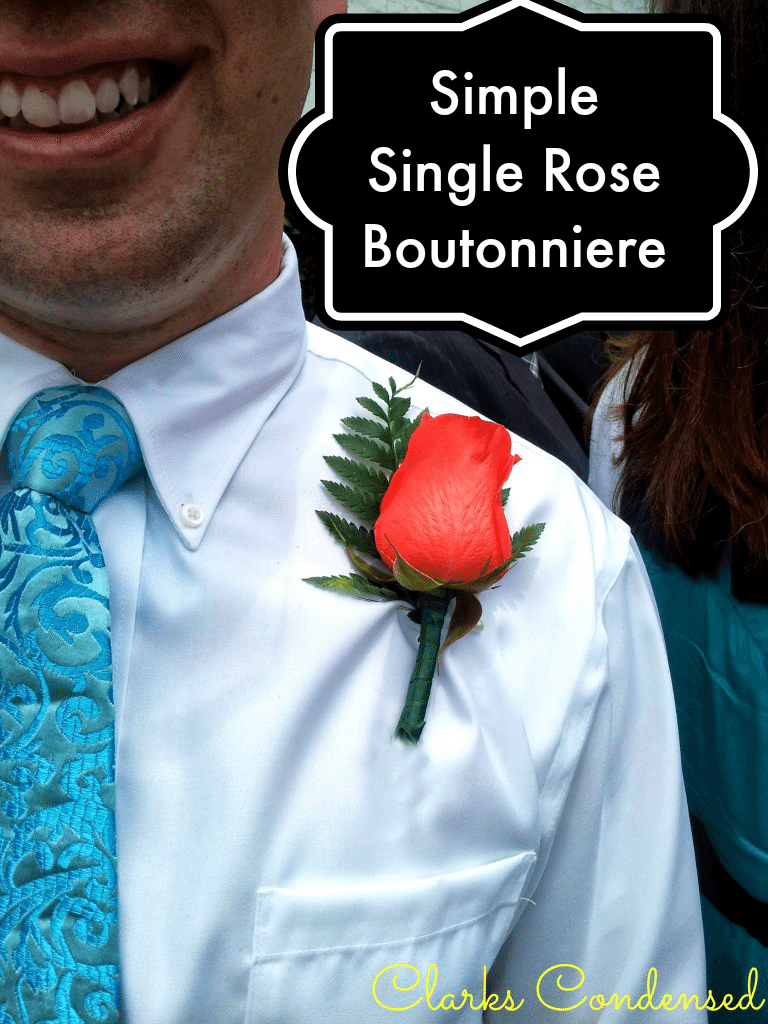 How to Put on a Boutonnière