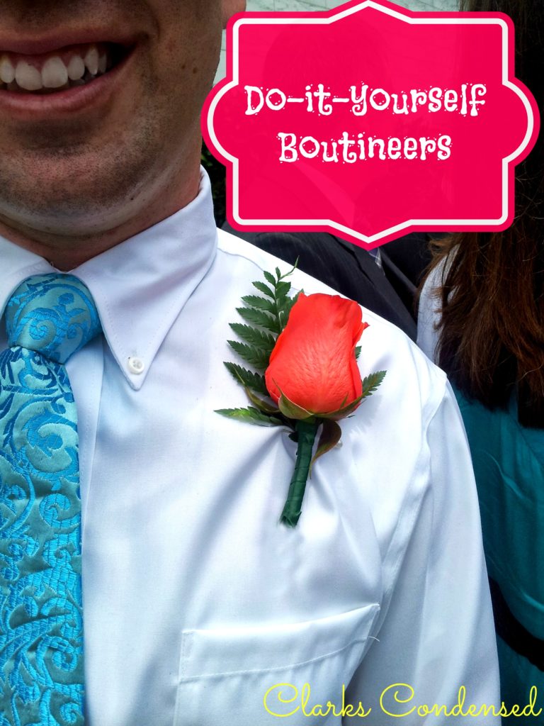 DIY Boutonniere — Wedding Wednesday