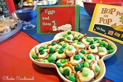 Dr. Seuss Baby Shower Food, Part One