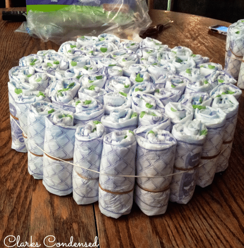 DIY Diaper Cake Tutorial