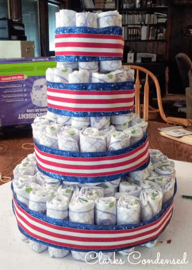 DIY Diaper Cake Tutorial