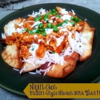 Naan-chos: Indian Style Nachos