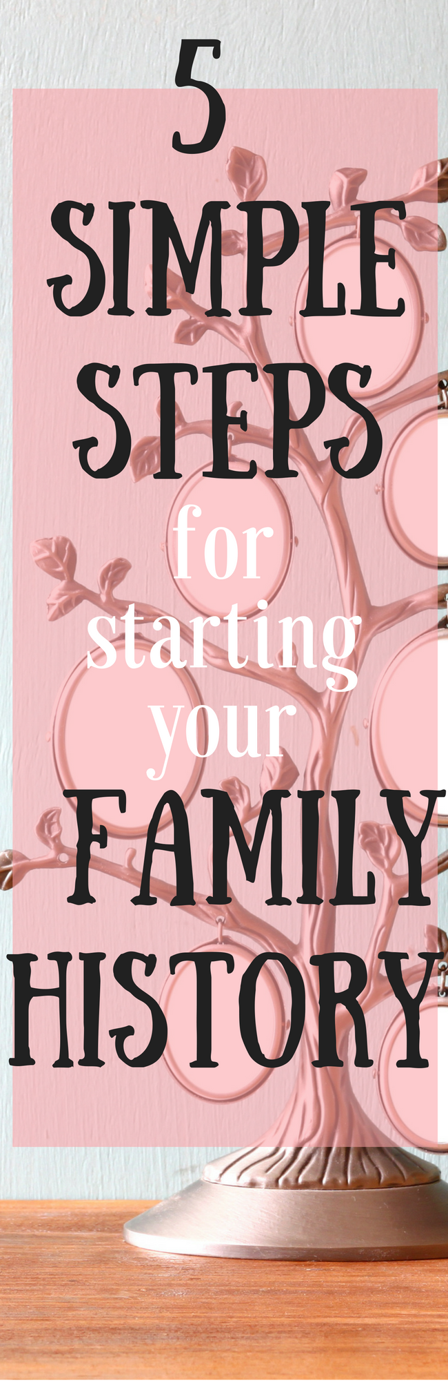 5 Simples steps for starting your family history - doing your Geneology research can really open up the doors of your ancestry. Here are a few tools for helping you get your family trees ready to go!