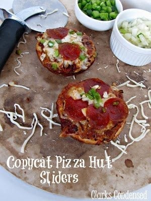 Copy Cat Pizza Hut Sliders Recipe