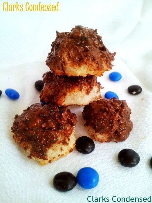 Almond Joy Coconut Macaroons by Clarks Condensed