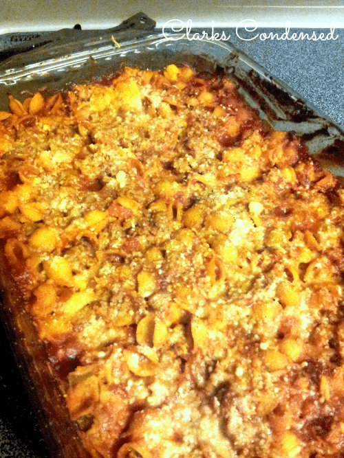 Sloppy Joe Pasta Casserole