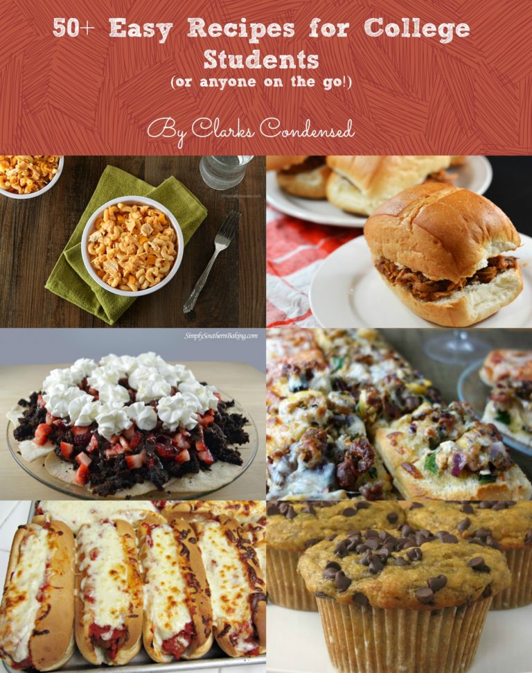 50+ Easy Recipes For College Students (or anyone on the go!)