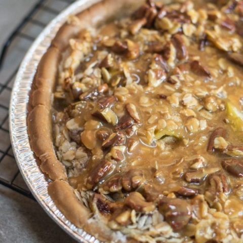 Caramel Apple Pecan Pie