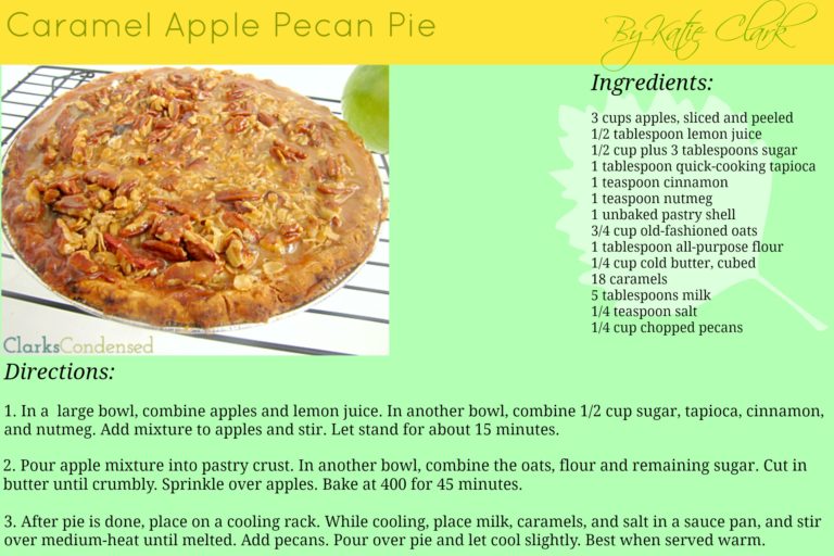 Caramel Apple Pecan Pie