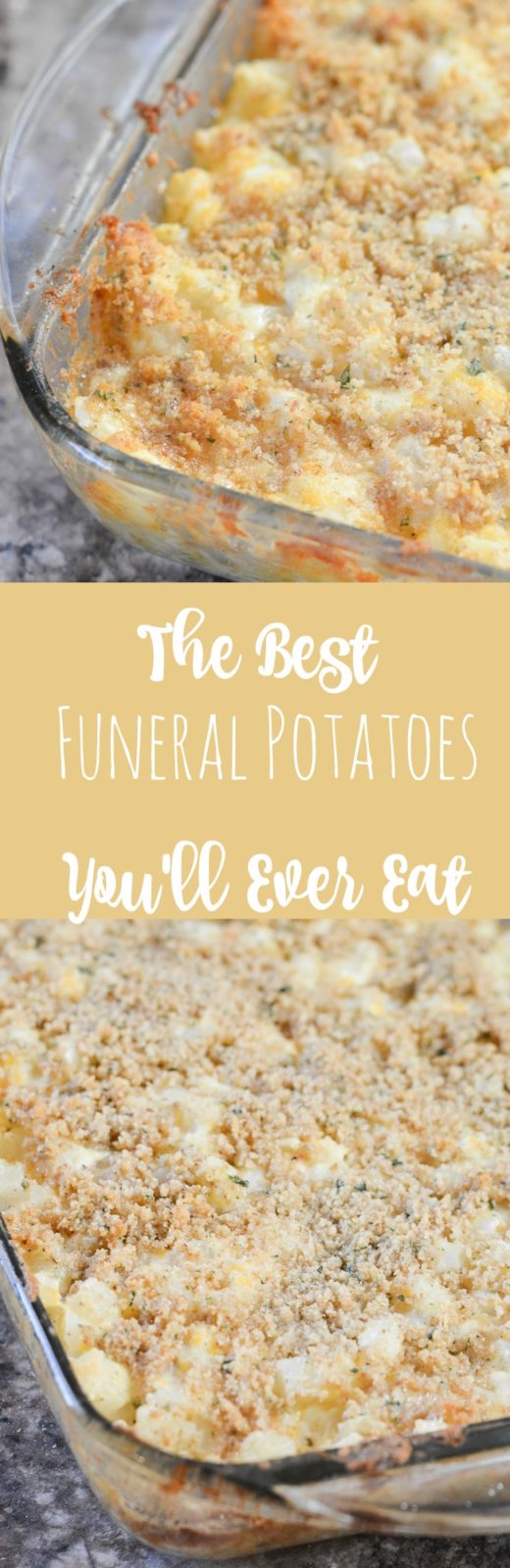 These are the BEST funeral potatoes you'll ever eat. IT's an amazing potato side dish that is super addicting. 