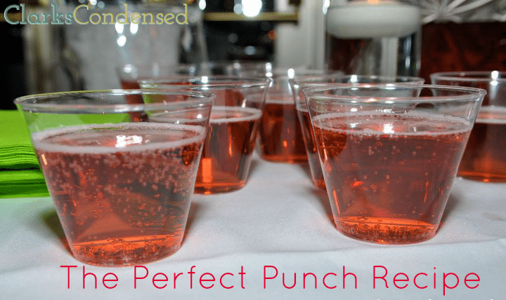 The Best Punch Recipe Ever by Clarks Condensed (only two ingredients!)