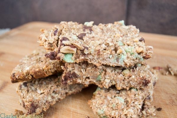 Mint Chocolate and Coconut Fiber Bars -- homemade, great for digestion, and DELICIOUS