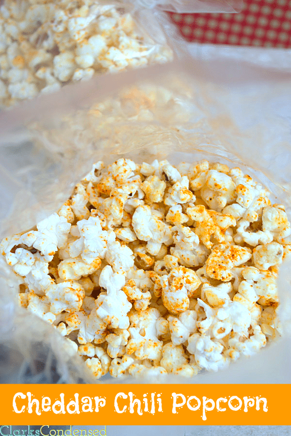 Chili Cheddar Popcorn by Clarks Condensed