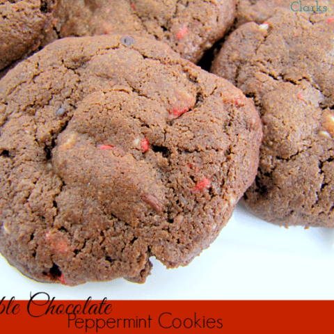 Double Chocolate Peppermint Cookies