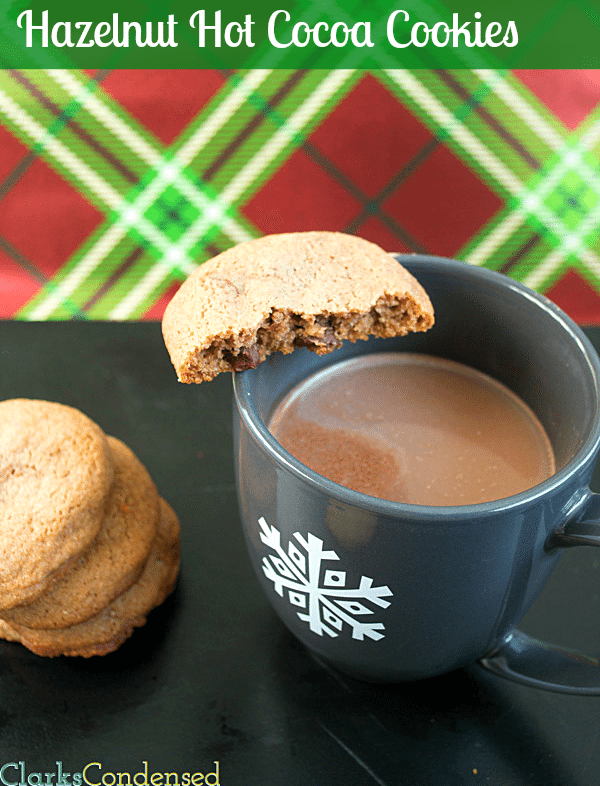 Hazelnut Hot Cocoa cookies by Clarks Condensed