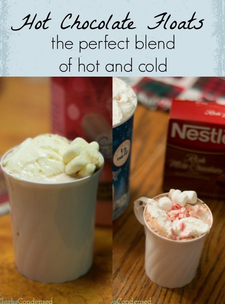 Hot Chocolate floats - the perfect blend of hot and cold #cbias #shop #HolidayReady