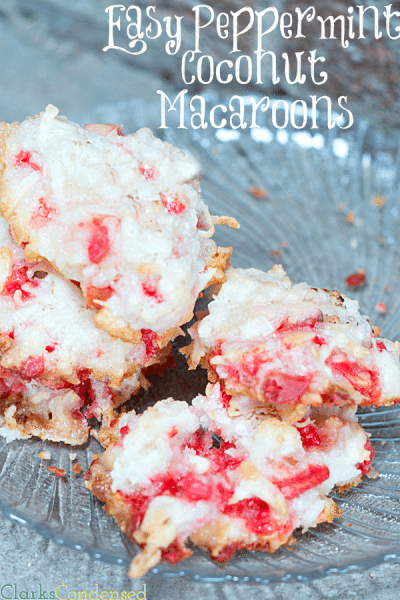 Peppermint Coconut Macaroons