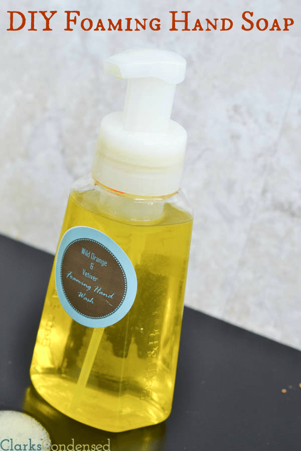 DIY Foaming Hand Soap Tutorial