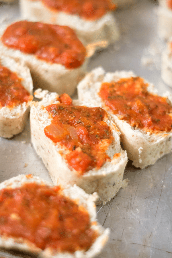  Easy chicken and bacon bruschetta pizza sliders 