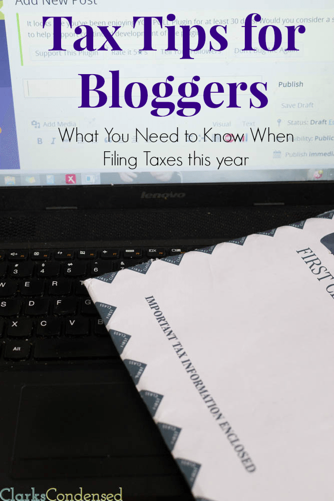Tax Tips for Bloggers