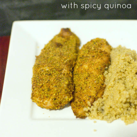 Chipotle Pistachio Crusted Tilapia (WW Points Plus Recipe)