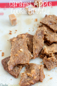 Caramel Apple Cookie Brittle