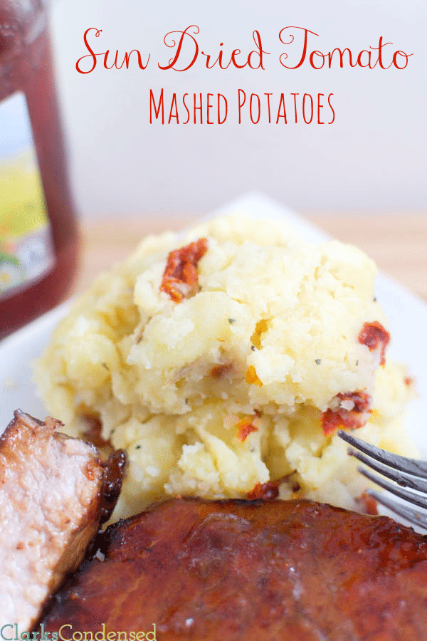 Sun dried tomato mashed potatoes