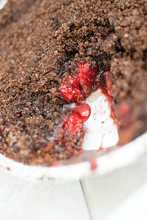 Cherry Chocolate Pie: A decadent cherry pie, made with a chocolate based crust and topped off with a chocolate graham cracker topping. This is definitely not your Grandma's cherry pie recipe (though that's probably delicious too!)