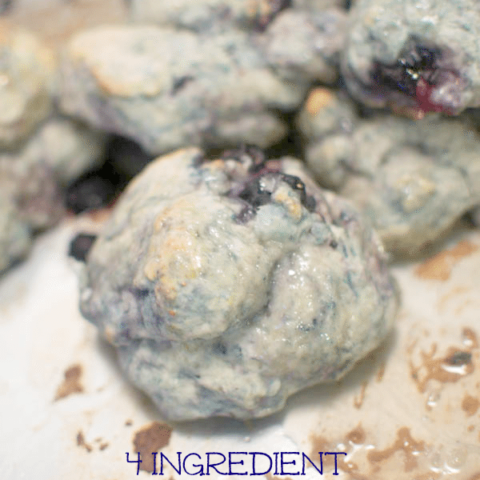 Easy Blueberry Biscuits