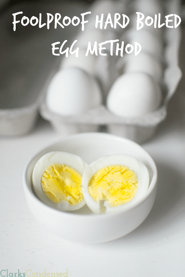 The Perfect Hard Boiled Egg: This is a foolproof method for cooking hard boiled eggs that will leave you with an easily peal-able and delicious egg!