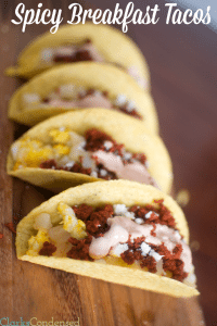 Spicy Breakfast Tacos