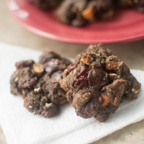 Dark Chocolate Amaranth Cookies