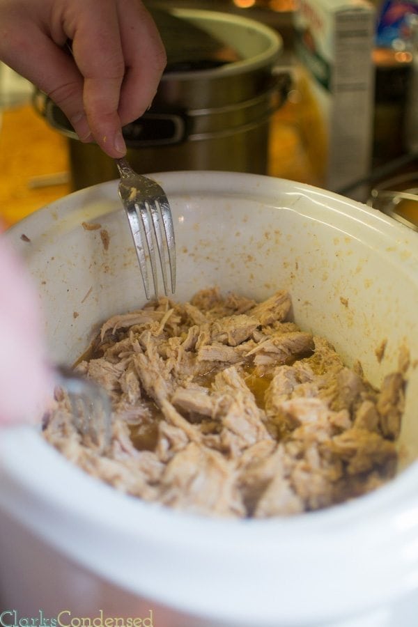 {{Slow Cooker Recipe}} This eastern carolina bbq pulled pork has the perfect amount of vinegar, heat, and sweetness. It's especially delicious when piled on top of a homemade hamburger bun, and topped with North Carolina style cole slaw. 