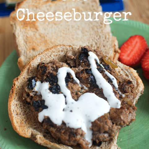 Green Chile Inside Out Cheeseburger (and how to grill a burger inside!)