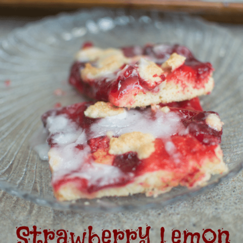 Strawberry Lemon Crumb Bars