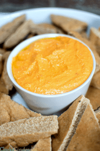 Clean Pita Bread with Roasted Red Pepper Hummus