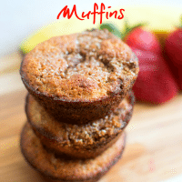 Strawberry Banana Buckwheat Muffins {{Gluten Free}}